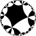 Isohedral tiling of hyperbolic plane.