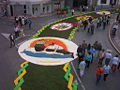 Alfombras florares en Burela