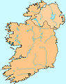 Location of Newtownards in Northern Ireland