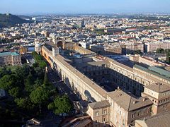 The museums seen from St. Peter's