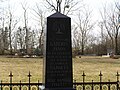 The grave of János Kardos in Hodoš. Kardos is the other important person of first prekmurian neologism