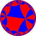 Uniform tiling of hyperbolic plane, 4o4o5x Generated by Python code at User:Tamfang/programs