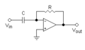 Differentiating amplifier