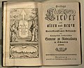 Gesangbuch der Eb. Kirchengemeinde Ravensburg, Augsburg 1772