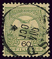 60 fillér, issue 1900, Sásd in 1904