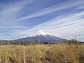 View from the west, near the boundary between Yamanashi and Shizuoka Prefectures