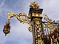 18) Détail des "grilles de la place Stanislas" in Nancy, Lorraine, France. 18 Mars 2010