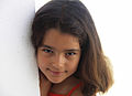 * Nomination Portrait of a young girl (re-nomination of an old photo after improvement) -- Alvesgaspar 11:45, 21 December 2014 (UTC) * Promotion Well categorized, nice details on the face but overexposed background --Christian Ferrer 20:56, 21 December 2014 (UTC) I tested 1700×1479 at 127 for less background and centered. Do you still have one pixel at the top for 1700×1480 or even 1700×1500? –Be..anyone 22:03, 21 December 2014 (UTC) -- I really don't see the need for correcting or hiding the background. Many portraits of people (or objects) have pure white backgrounds. Alvesgaspar 11:44, 22 December 2014 (UTC)QI(nès) for me as it is.--Jebulon 19:06, 23 December 2014 (UTC)