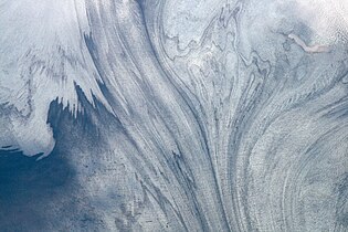 Skeiðarárjökull (aerial photograph)