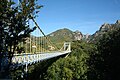 Pont de Tarassac sur l'Orb et vue sur l'Espinouse.