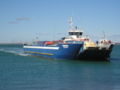 Pionero cruising the frequent route between Punta Delgada and Punta Espora