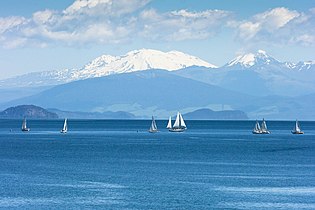 Ruapehu from Lake Taupo