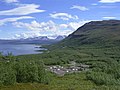 View from Björkliden to Lapporten