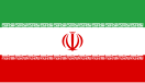 Flag of Iran (note four crescents flanking a sword)