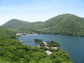 Lake Ono and Akagi shrine in Mount Akagi