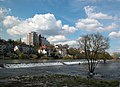 Blick vom Kraftwerk auf das Broicher Ruhrufer