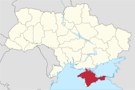 Location of Crimea