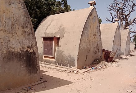 Houses of former railway workers in Thies Photographer : Babacar Dioum