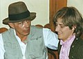 Joseph Beuys and Petra Kelly in Kempten 1982