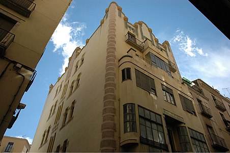 Català: Casa Batlle. (12/1908-01/1909) Italiano: Casa Batlle, esempio d'Art Nouveau. (12/1908-01/1909)