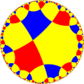 Uniform tiling of hyperbolic plane, 5x5x6o Generated by Python code at User:Tamfang/programs