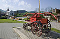 * Nomination: Center of Súľov-Hradná village with historic fire truck, Slovakia --PetrVod 19:56, 7 April 2024 (UTC) * Review CA and lacks sharpness. Needs perspective correction --Nikride 20:12, 7 April 2024 (UTC)