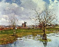 Paysage au champ inondé, 1873