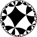 Isohedral tiling of the hyperbolic plane.