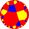 Uniform tiling of hyperbolic plane, 4o7x7x. Generated by Python code at User:Tamfang/programs.