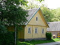 English: Typical triple-windowed wooden Karaite house