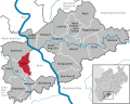 Location in the Rhein-Sieg district