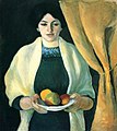 August Macke, Frau mit Äpfeln