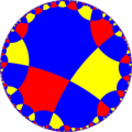 Uniform tiling of hyperbolic plane, 6x6o6x Generated by Python code at User:Tamfang/programs