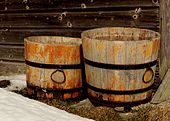 Wooden tubs (Holzschaffeln)