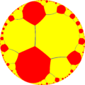 Uniform tiling of hyperbolic plane, x8x∞o Generated by Python code at User:Tamfang/programs