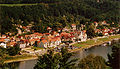 panorama of Wehlen (Panorama von Stadt Wehlen)