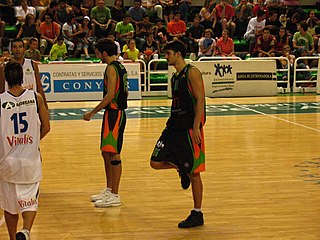 Alberto Aspe en un partido con el Cáceres 2016