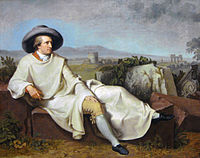 1787 Tischbein. Goethe in der Campagna