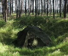 Glacial erratic in Krahne, Kloster Lehnin)