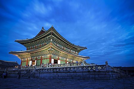 경복궁 근정전 (Geunjeongjeon in Gyeongbok Palace) Photograph: Mg shin