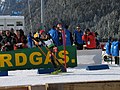 Neuner at the World Cup in Antholz, January 2009