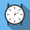 Flat design of a watch (SVG)