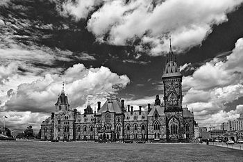 The East Block building of Parliament Hill Photograph: William McEvoy Licensing: CC-BY-SA-3.0