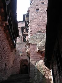 Escalier vers le jardin