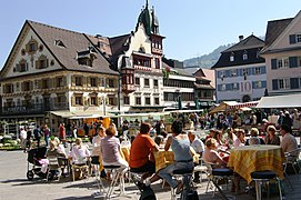 Dornbirn Marktplatz Kaffee Steinhauser + Feuersteinhaus, Germany