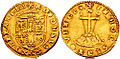 Scudo d'oro del duca di Ferrara Alfonso I d'Este (1505-1534)