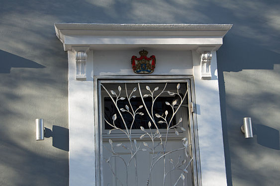 Queen's door, De Waterkant gay village in Cape Town