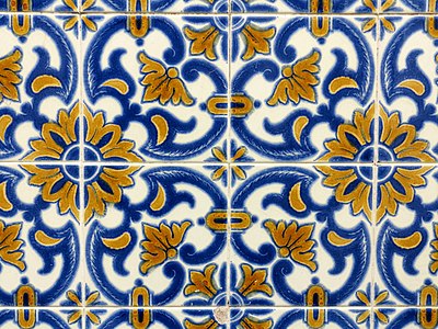 Tiles on a facade in Lisbon