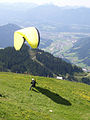 Paragliding start at Hohe Salve Tyrol 1