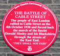 1936 - Battle of Cable Street